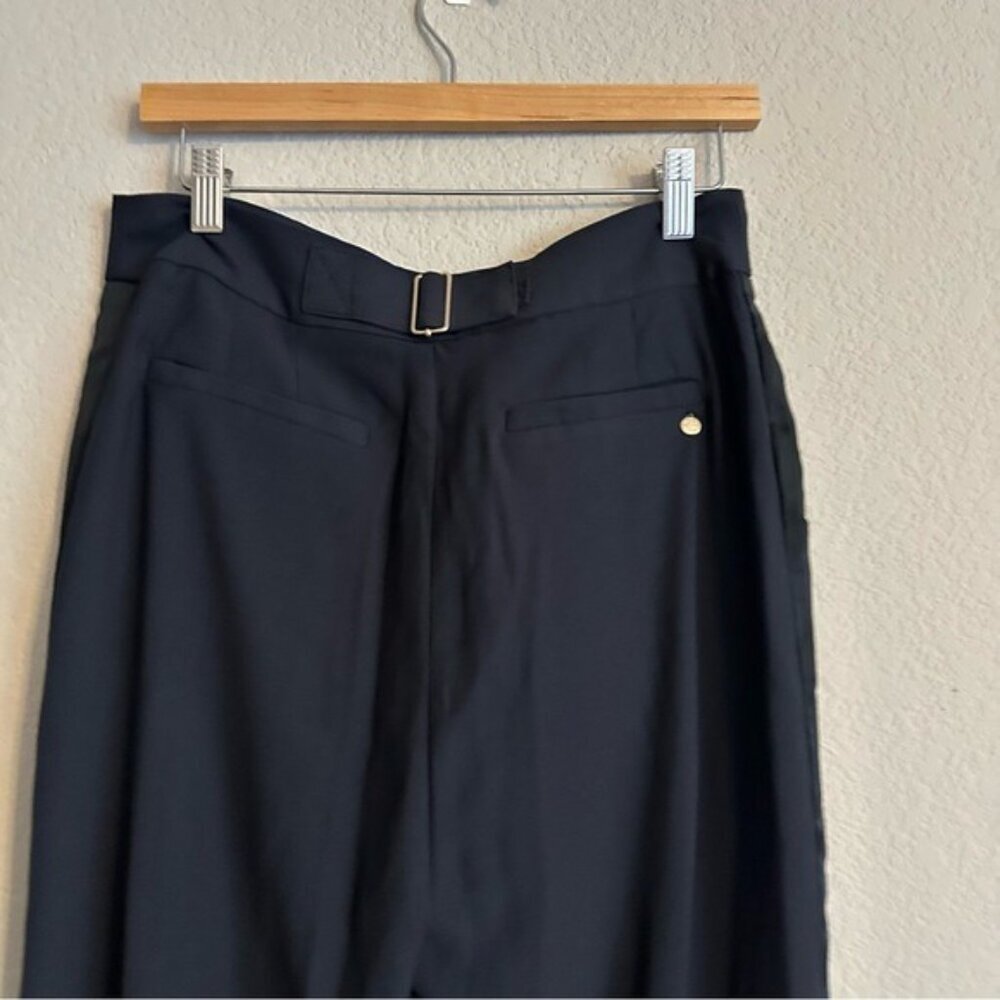 Biltmore Navy Blue Tuxedo Women's Wide Leg Pants Size 6 NWT - Picture 10 of 16